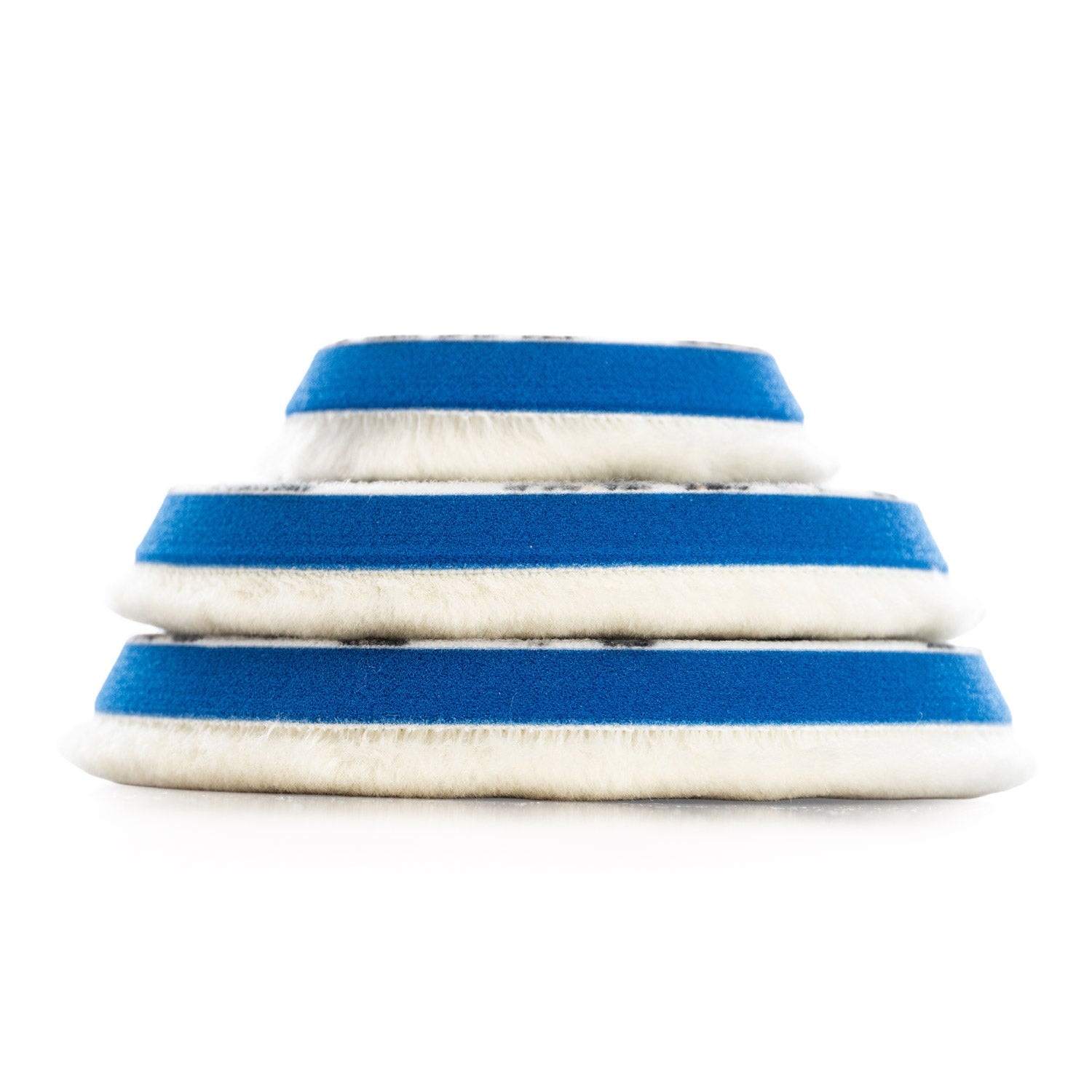 White Uro-Wool pads stacked up on a white background