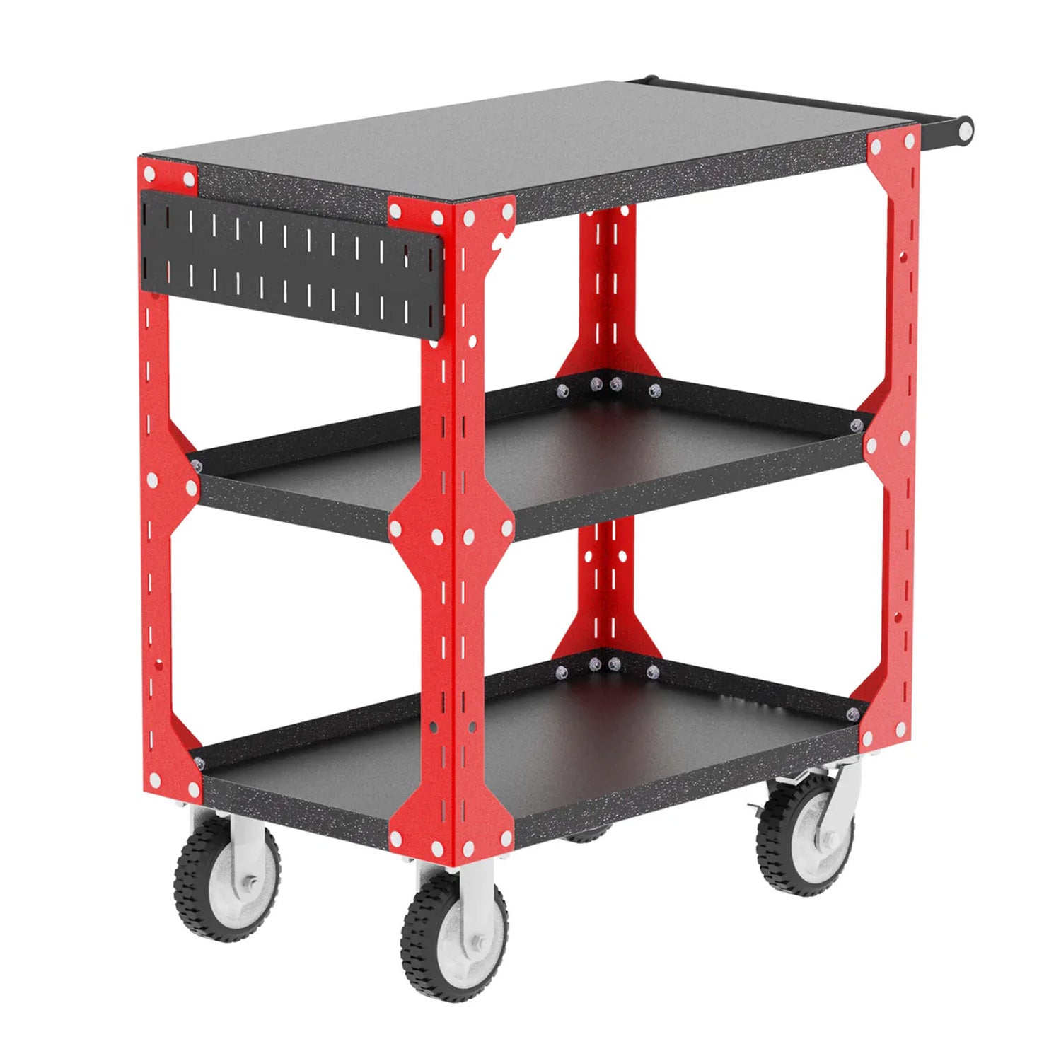 Red Heavy Duty Detailing Cart