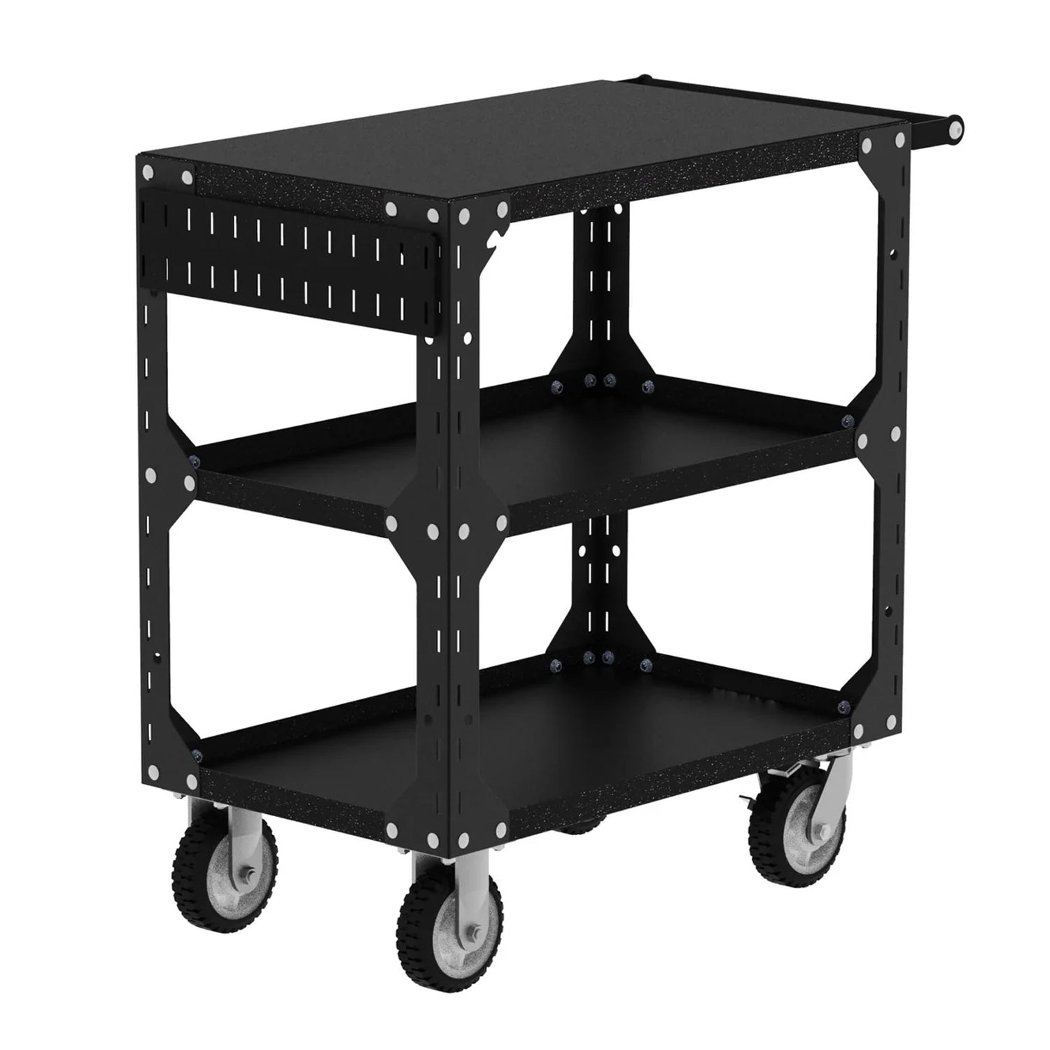 Black Heavy Duty Detailing Cart