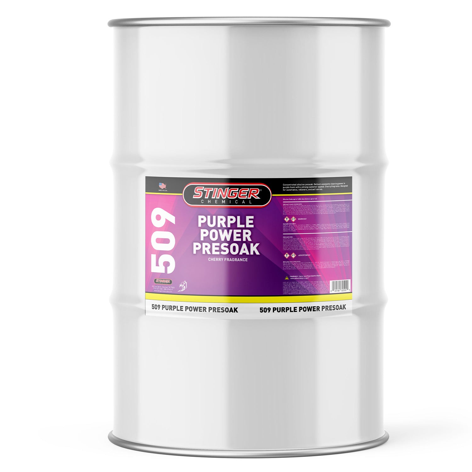 509-purple-presoak-single-plastic-30-gallon-drum-with-lid
