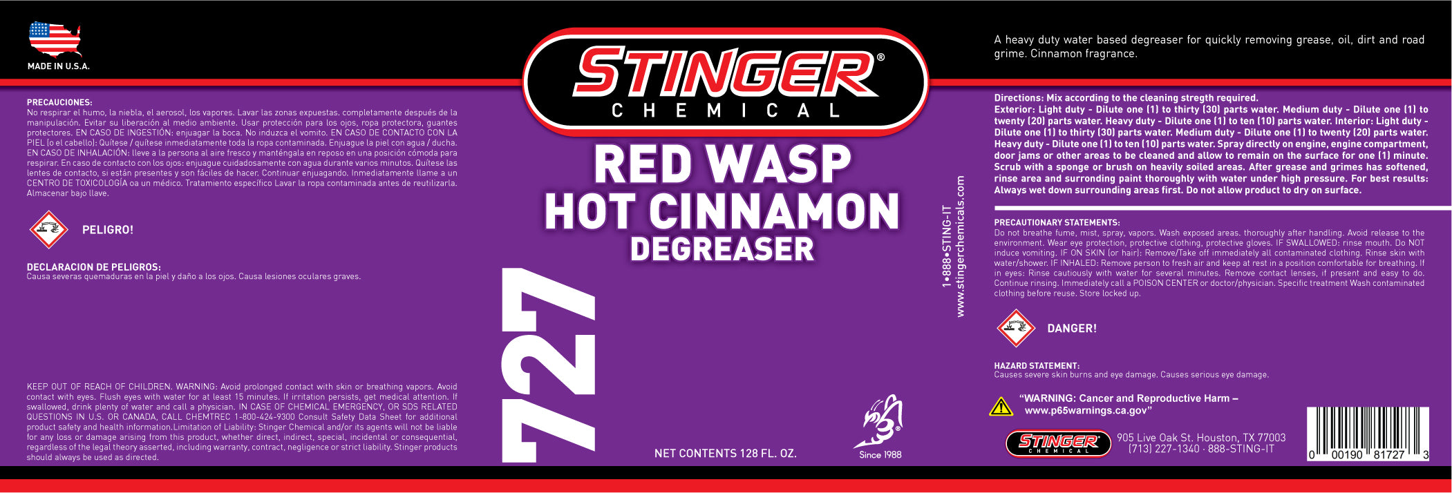 stinger-727-label