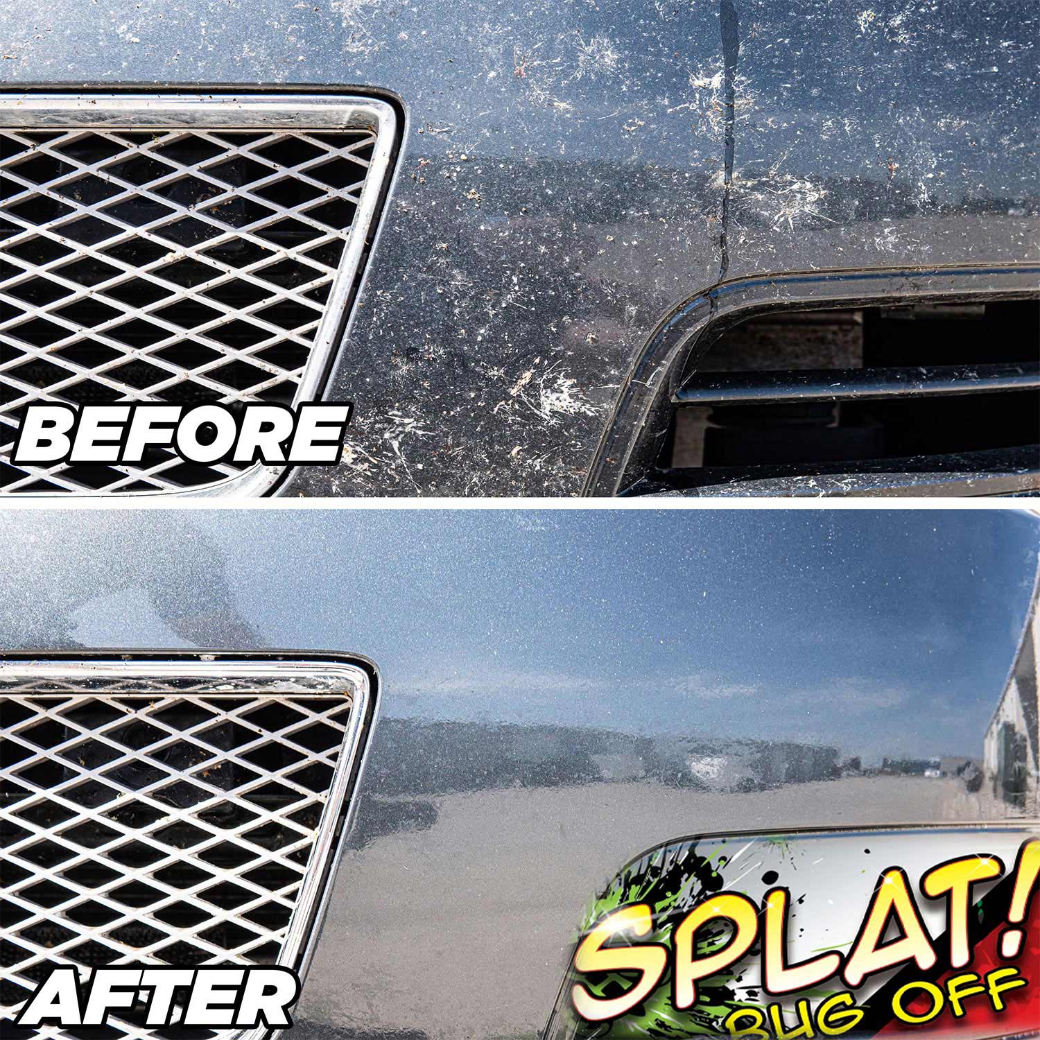 stinger-chemicals-brown-splat-bug-remover-before-and-after-on-a-car-fender
