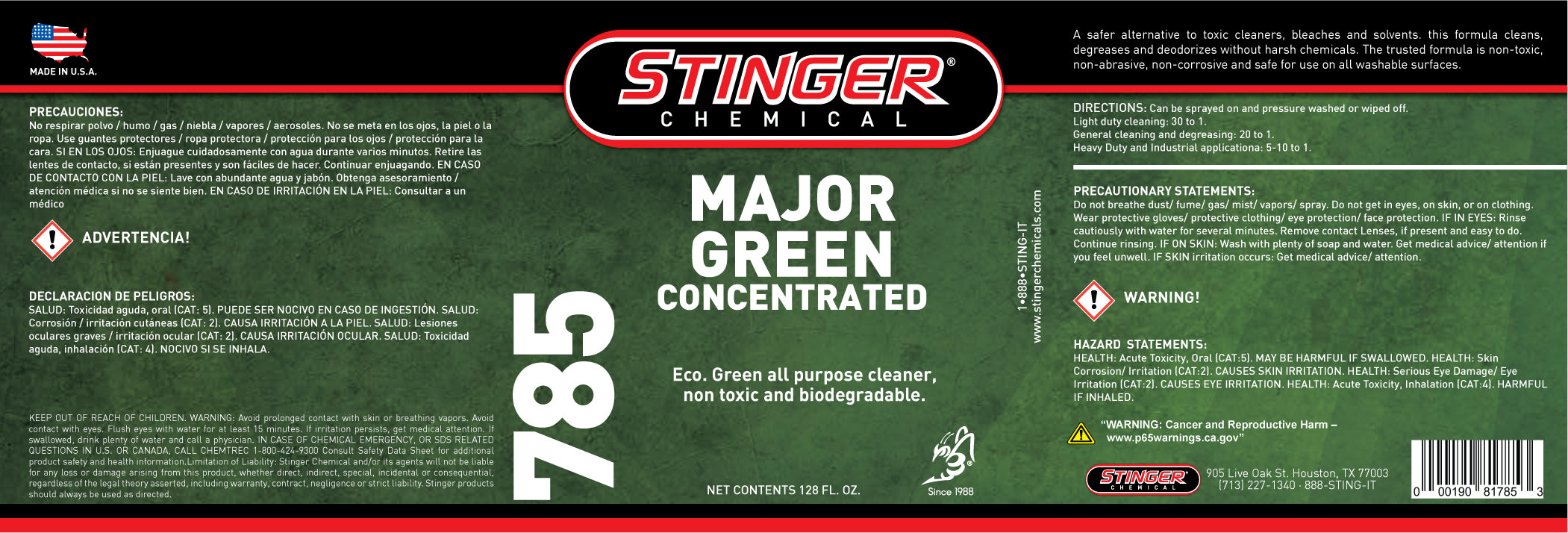 stinger-785-label