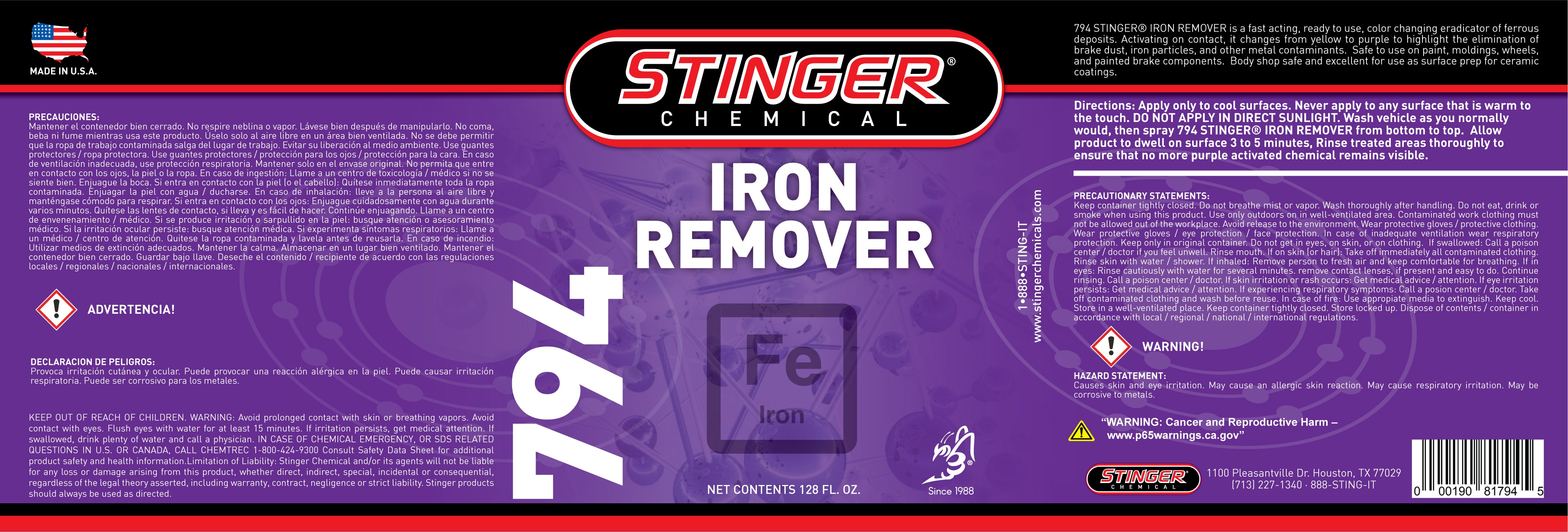 stinger-794-label