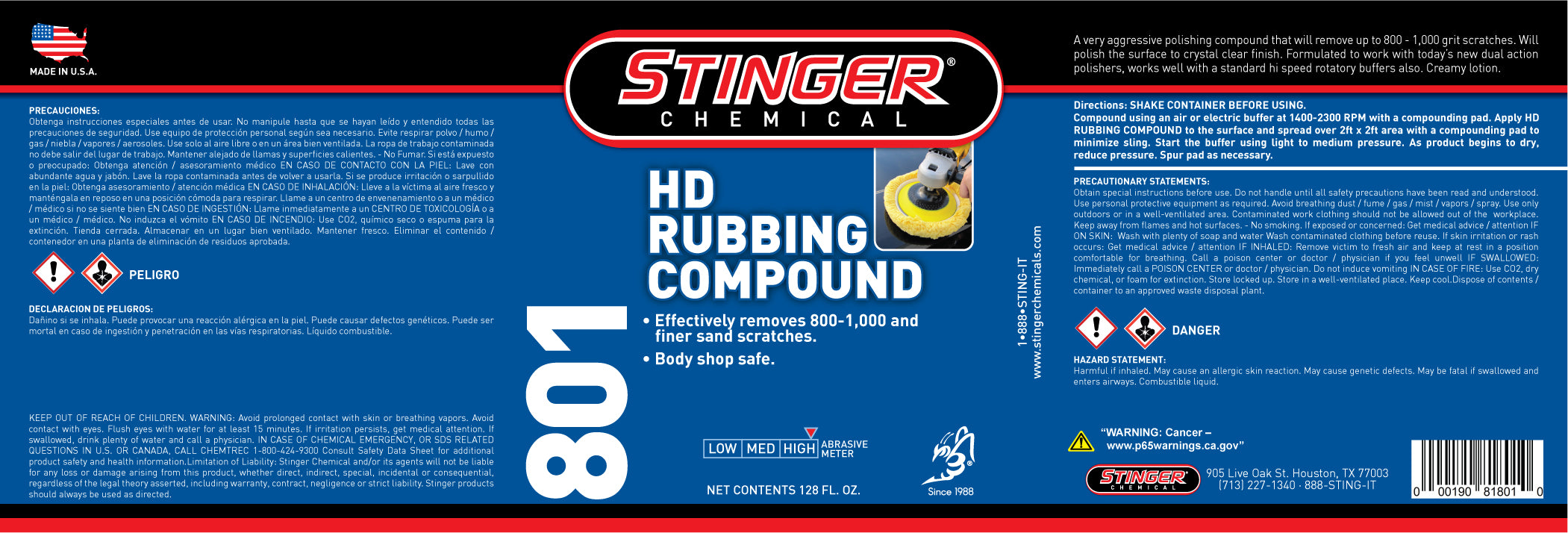 stinger-801-label