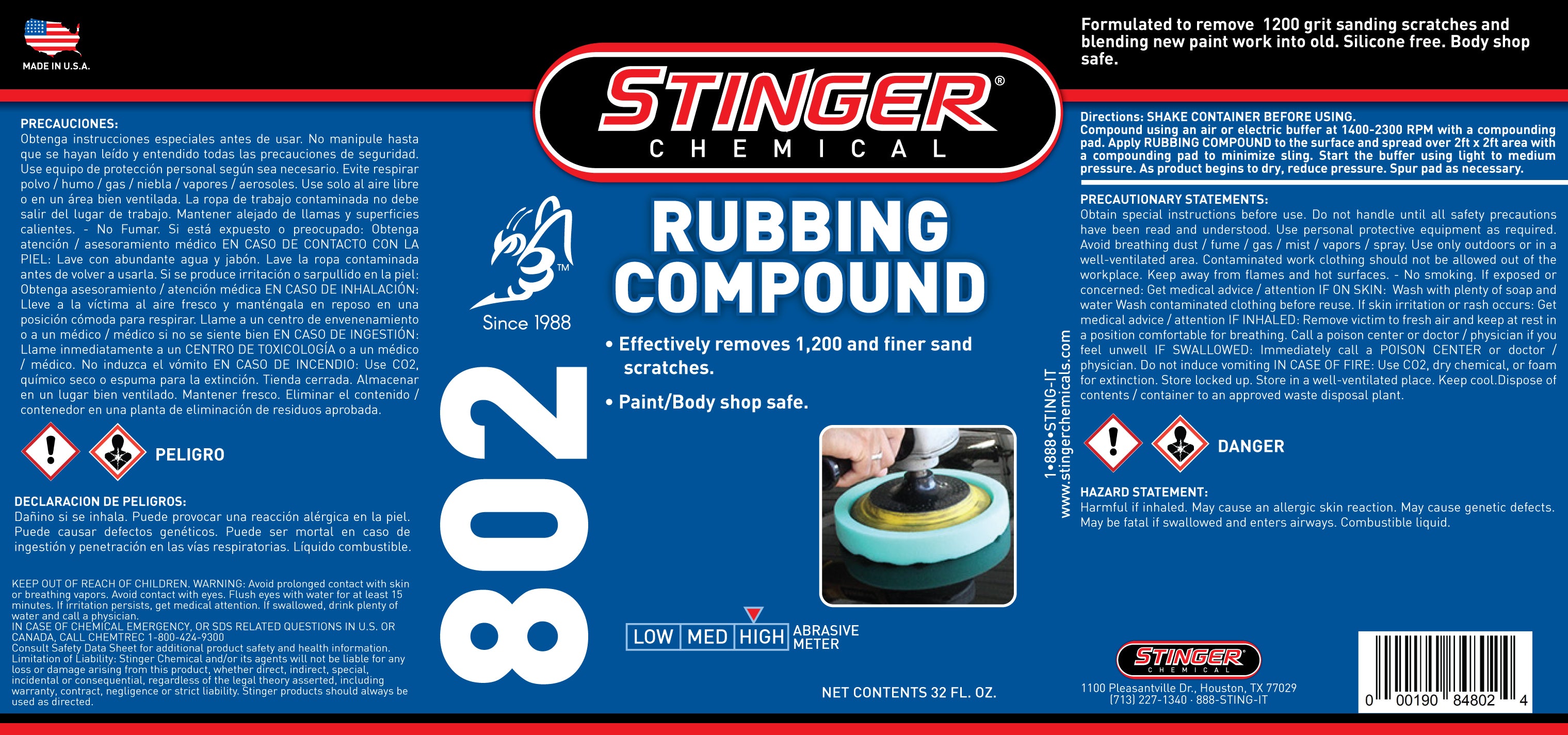 stinger-802-label