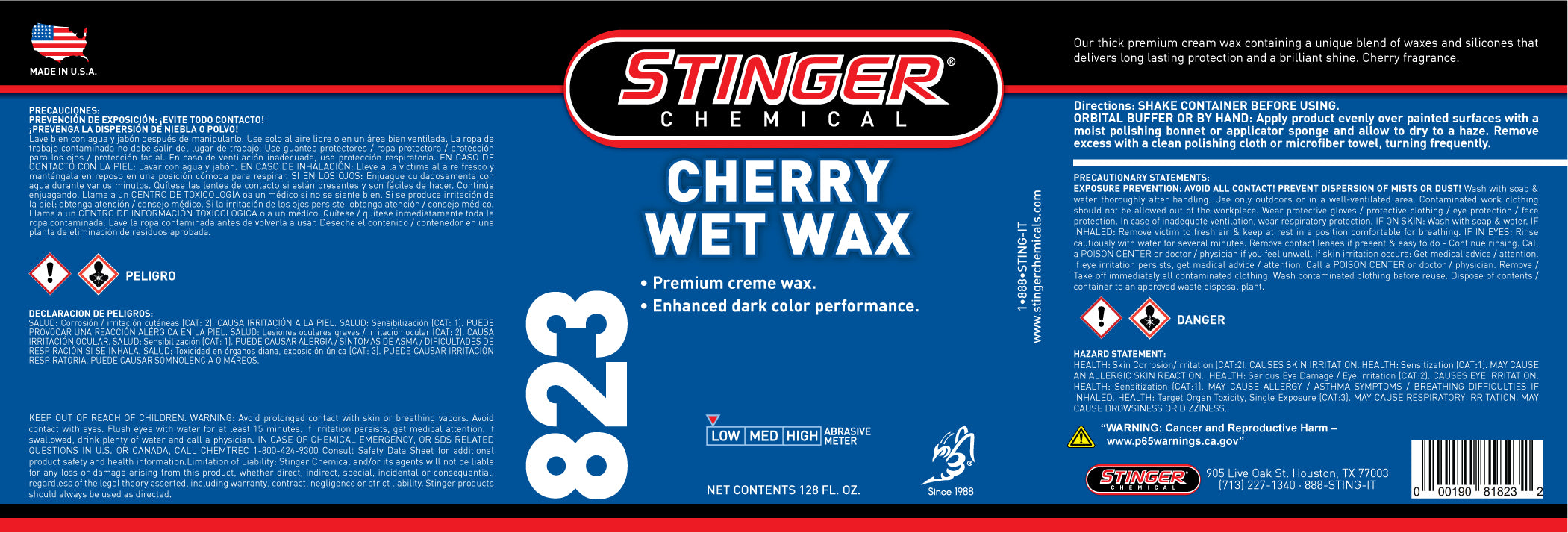 stinger-823-label