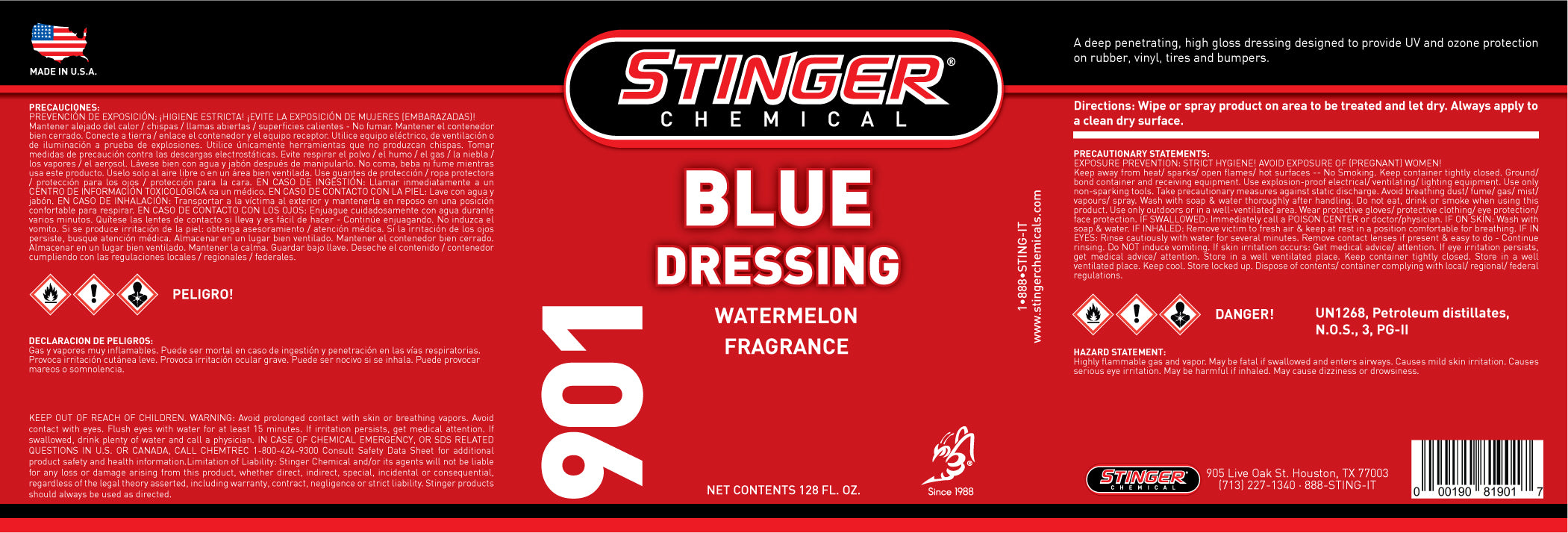 stinger-901-label