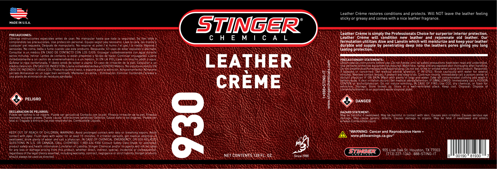 stinger-930-label
