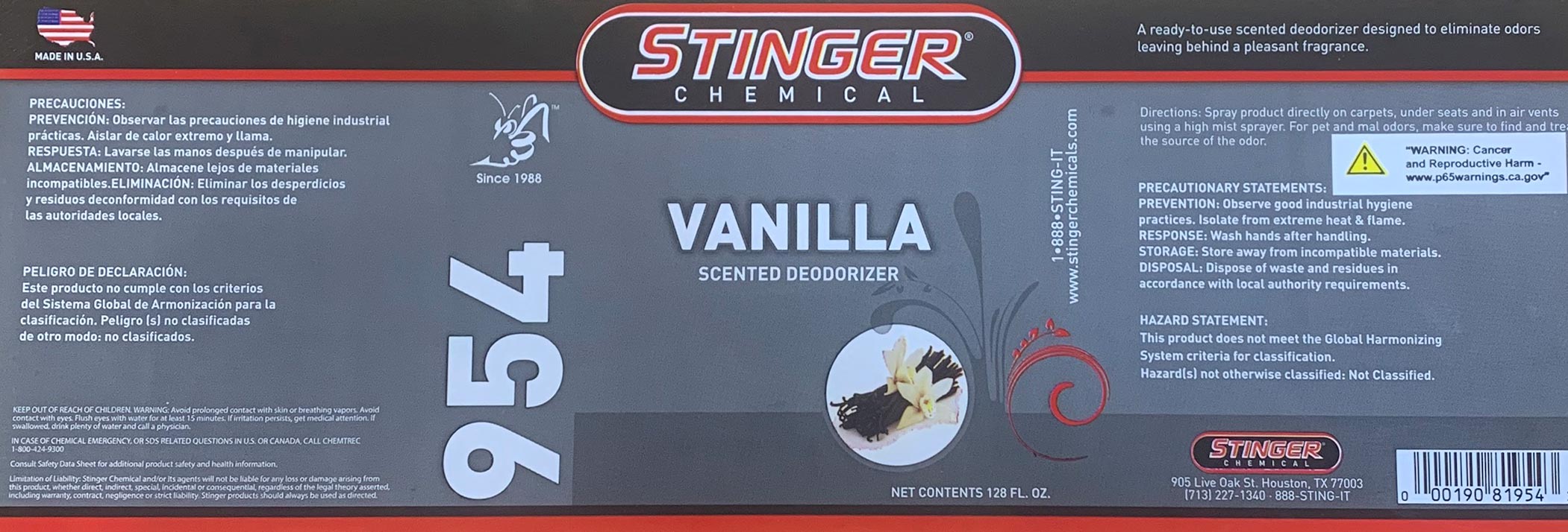 stinger-954-label