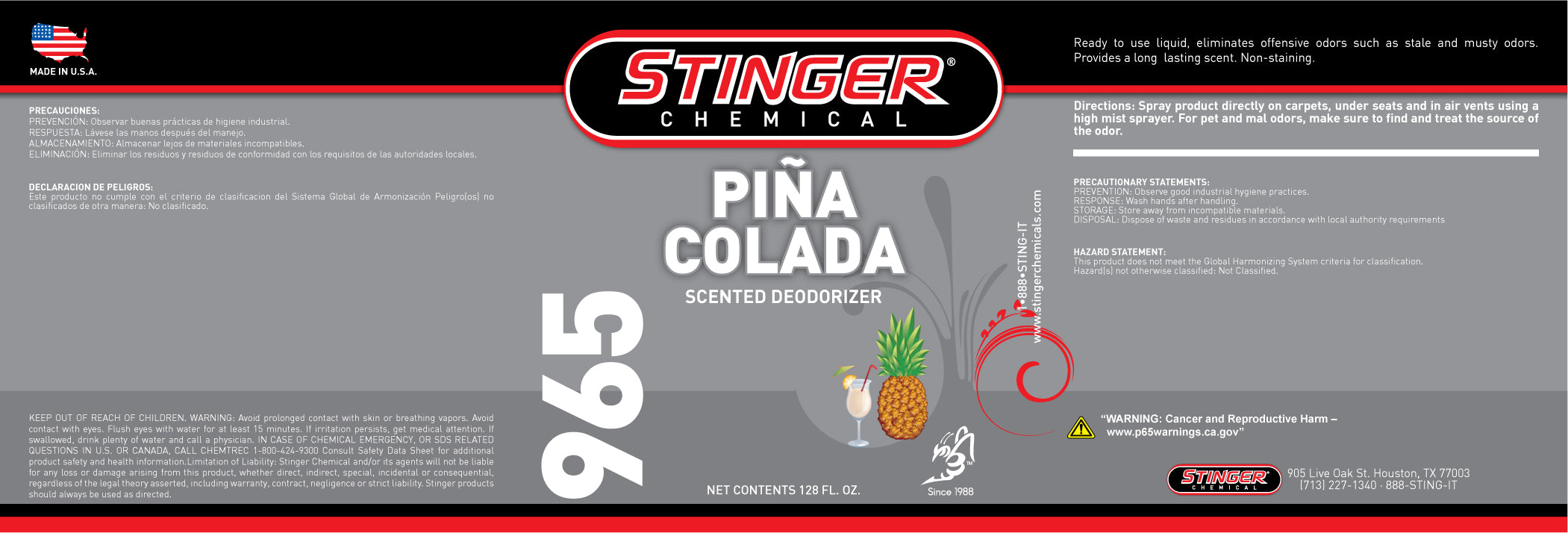 stinger-965-label