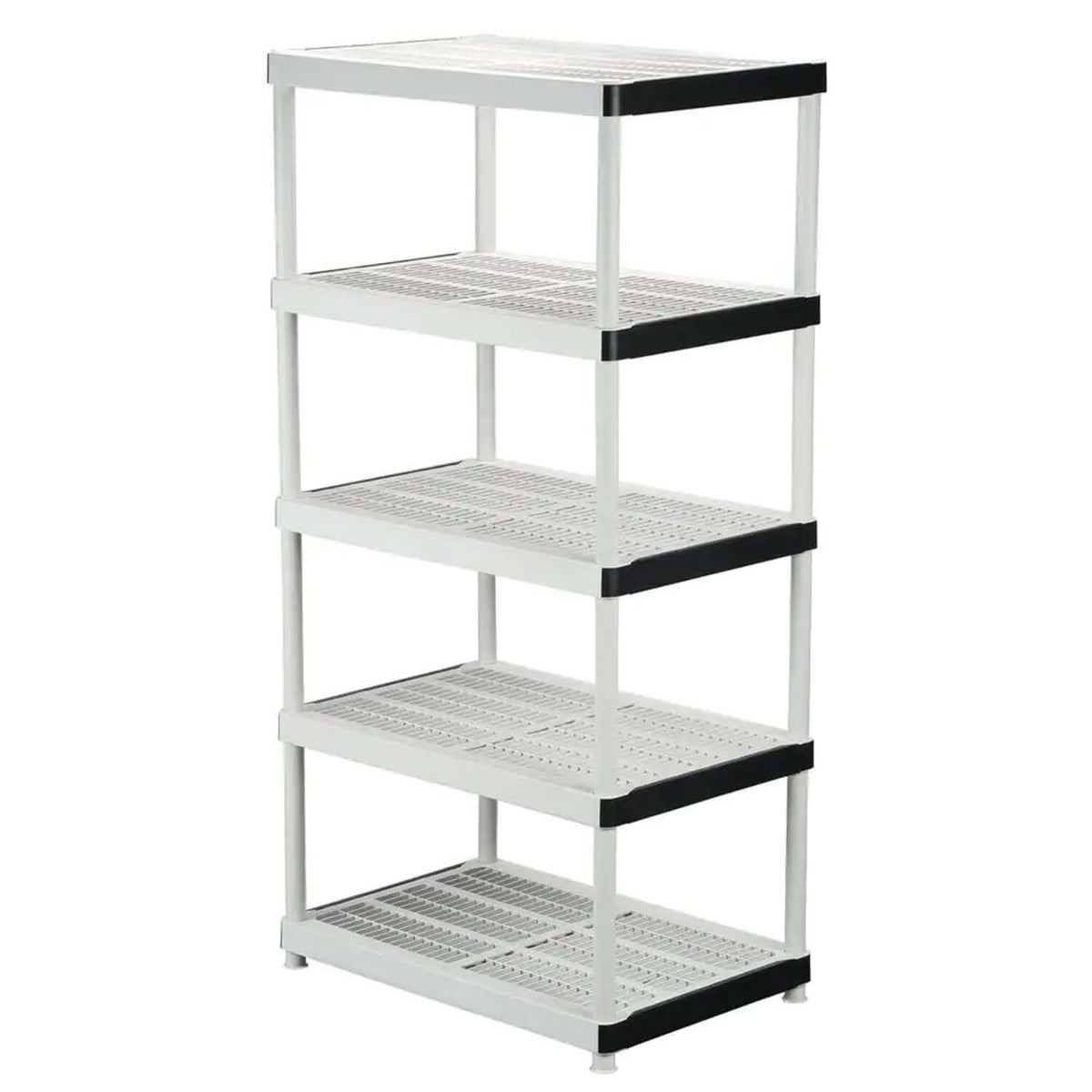 Tier Chemical Rack Heavy-Duty Chemical Resistant Shelf - 5 Tier