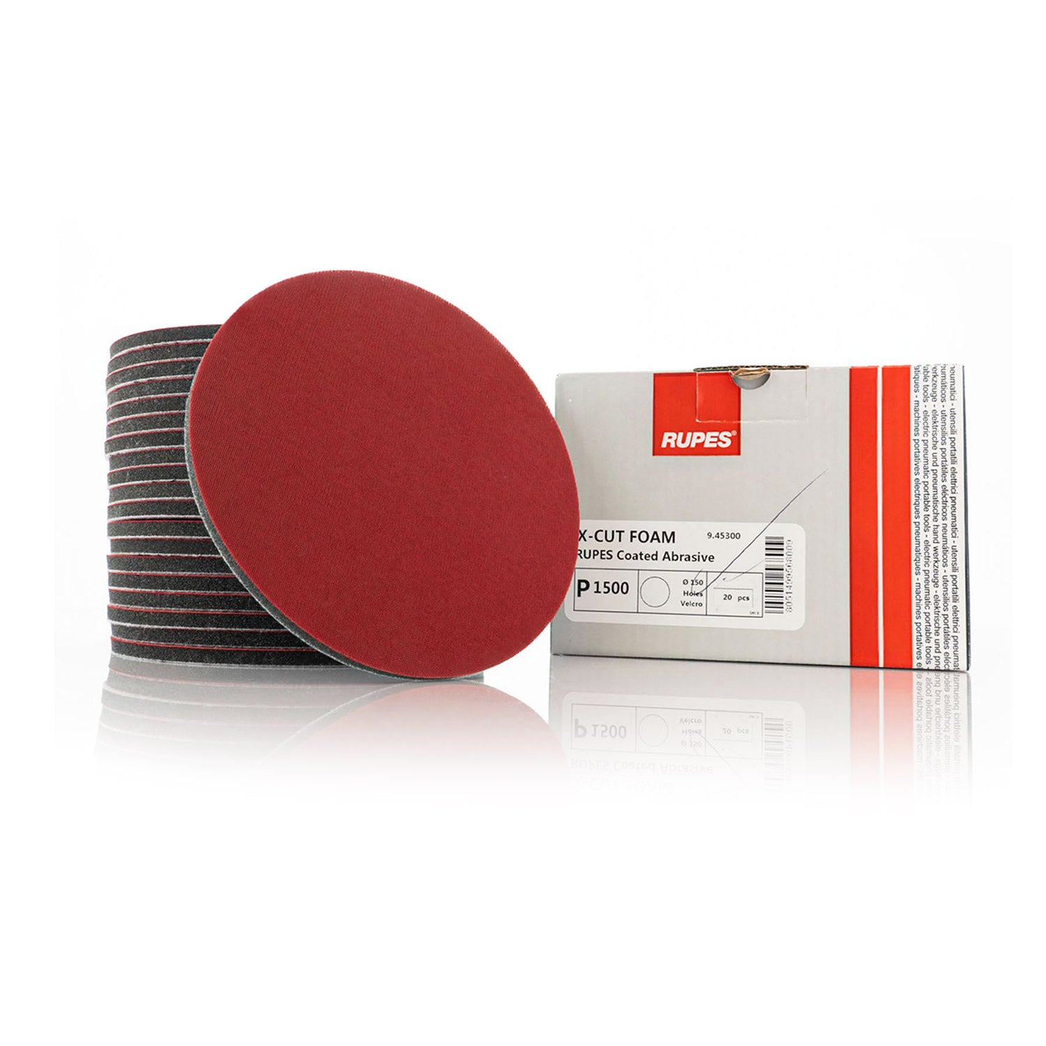 Rupes P1500 X Cut Foam Abrasive 6 inch Discs